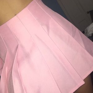 Pink skirt